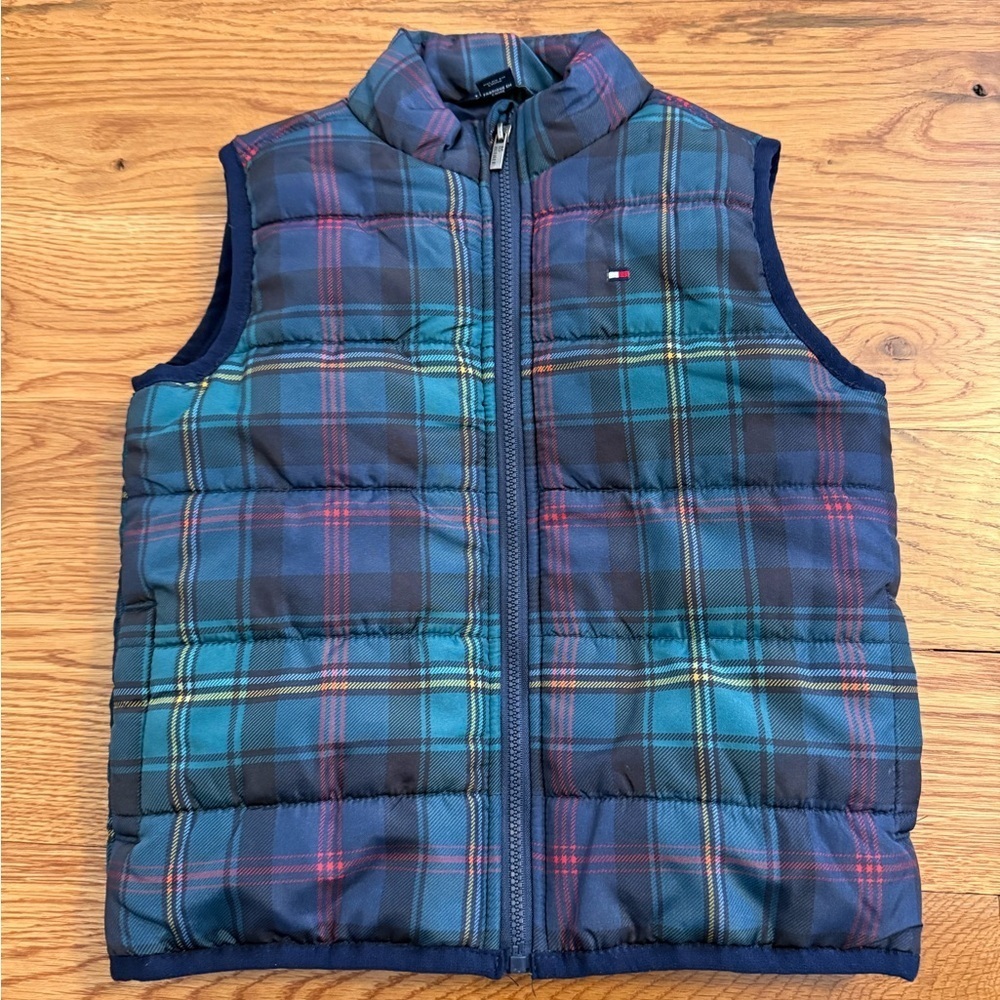 Tommy Hilfiger Toddler Tartan Plaid Vest Size 2T